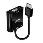 LINDY 38285 0.1 m HDMI to VGA and Audio Converter - Black