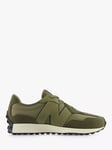 New Balance Kids' 327 Lace Up Trainers, Khaki