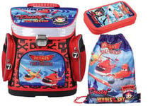 Ensemble Planes Dusty Sac à Dos Ergo Organisé École Trousse 2zip Sac Sport