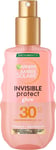 Garnier Ambre Solaire Invisible Protect Glow Transparent Sun Cream Spray SPF30,