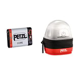 Petzl Core Batterie pour Lampe Frontale Mixte Adulte, Blanc & NOCTILIGHT - étuis pour équipements (Petzl, TIKKINA, Tikka, ZIPKA, ACTIK, ACTIK Core, REACTIK, REACTIK +, TACTIKKA), Noir/Orange