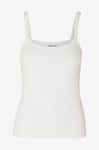 Selected FEMME - Linne slfCelica Anna Strap Tank Top - Vit