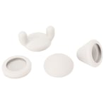 4pcs Mini Massager Replacement Head Silicone Safe Relieve Fatigue Deep Tissu TOU