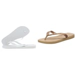 Havaianas Top Mixte, Blanc, 39/40 Femme Tongs, Rose Or, 39/40 EU