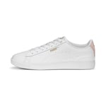 PUMA Femme Vikky V3 LTHR Basket, White Rose Dust Gold, 42.5 EU