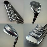 Cobra T-Rail Combo Irons 5H+6-PW+SW Right Hand UltraLite Graphite Lite Flex