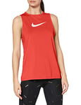 Nike W NP Tank Essential Swoosh Débardeur Femme, Track Red/(White), FR : 2XL (Taille Fabricant : 2XL)