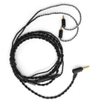 Headphone Cable With Mic Replacement Part Fit For IE40 PRO Bla