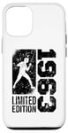 Coque pour iPhone 12/12 Pro Escrimeur Anniversaire né en 1963 sport d'escrime Escrime