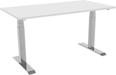 celexon elektriskt höjdjusterbart skrivbord Professional eAdjust-58123 - vit, inkl. bordsskiva 125 x 75 cm