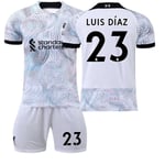 Liverpool Tröja 22 23 Fotbollströja NR.23 Luis Díaz - Perfet 28(150-155cm)