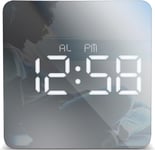 Acctim - Lexington Alarm Clock, Digital, Temperature Display, Square, Rose Gold