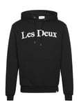 Les Deux Charles Hoodie Svart