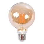 Ampoule LED Décorative "Globe" 14cm Orange