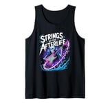 Strings Of The Afterlife Skeleton Rocker Rock Music Tank Top