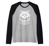 British Shorthair Mom Raglan Baseball Tee