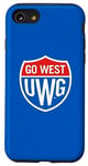 Coque pour iPhone SE (2020) / 7 / 8 University of West Georgia UWG Wolves Go West Shield Logo