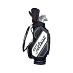 Titleist Tour Series Mid Size Cart Bag, Black/White