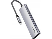 Hub Usb Lexar Hub 7-In-1 Usb-C Usb3.2 Gen1. Type-C, 3Xusb-A Hdmi, Sd, Microsd Slot. Pd 100W