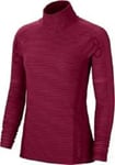 Nike CLN Hpwm Nvl Top Sweatshirt Femmes, Dark Beetroot/Metallic Silver, FR : M (Taille Fabricant : M)