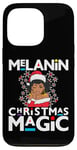 iPhone 13 Pro Black Mrs Clause Melanin Christmas Magic Natural Lace Front Case