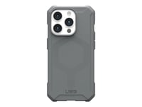 Uag Rugged Case For Apple Iphone 15 Pro [6.1-Inch] - Essential Armor Silver - Baksidesskydd För Mobiltelefon - Magsafe-Kompatibilitet - Silver - För Apple Iphone 15 Pro