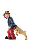 Gildeclown Gilde Figurine décorative Clown l'embuscade – Figurine décorative Chien – Décoration de Salon Petite Figurine de Clown dans Un Coffret Cadeau – Décoration Cadeau de Noël Femmes Hommes –