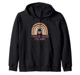 I Teach The Sweetest Little Hearts - Teacher Valentine's Day Zip Hoodie