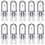 G9 halogenlampa 25W, 230V, 10-pack 25W