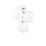 Tom Dixon Melt Chandelier mini taklampa opal/silver