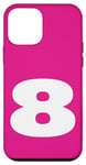 Coque pour iPhone 12 mini The Number 8 Eight Sports Team Back Print Assorti Anniversaire