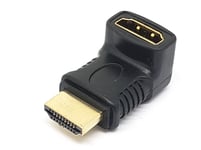 270 Degree Right Angle Angled HDMI Male to Female Adapter Connector Cable.