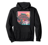 Serene Japanese Pagoda Classic Art Japan Pagoda Sakura Pullover Hoodie