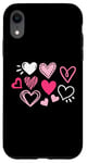 iPhone XR Cute Happy Valentines Day Cute Love Heart Pattern Women Kids Case