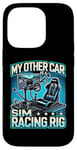 iPhone 14 Pro My Other Car Is A Sim Racing Rig Racer Race Car Simulator Case