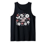 Photographer Photography Camera With Flowers Tank Top