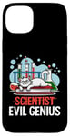 iPhone 15 Plus Evil Genius Scientist Cat Chemistry Lab Art Case