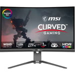 MSI 27 Inch Gaming Monitor MAG 275CQRF QD Wide Quad HD 170 Hz Curved