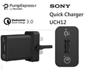 New Genuine Sony UCH12 Quick Charger Qualcomm 3.0 for Sony Xperia Mobiles