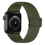 Apple Watch 45mm Series 8 Armband i resår, grön