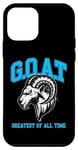 iPhone 12 mini G.O.A.T. Shirt, Goat shirt, greatest of all time, retro rap Case