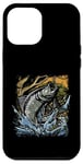 iPhone 12 Pro Max Jumping Silver Kind Zarpon Tarpon Fishing Case