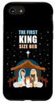 iPhone SE (2020) / 7 / 8 The First King Size Bed – Christmas Nativity Manger Pun Case