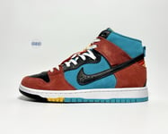 Mens Nike Dunk SB Hi Decon QS Di’orr Greenwood Tuqoise Black UK Size 9.5 EU 44.5