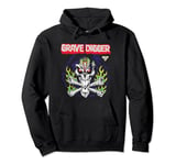 Monster Jam Grave Digger Grim Reaper Pullover Hoodie