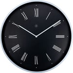 nXt - Horloge Murale - Ø 40 cm - Plastique - Noir - 'Felix'