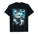 Shark Sea Ocean Jellyfish Underwater Marine life T-Shirt