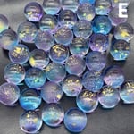 50st 12mm Glaskulor Kulor Charms Clear Pinball hine Hem E