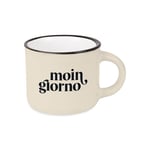 Grafik-Werkstatt Moingiorno Tasse à expresso vintage - Mini tasse en céramique à offrir - 95 ml