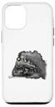 Coque pour iPhone 12/12 Pro Locomotive à vapeur Train Train Train Big-Boy Train 4014